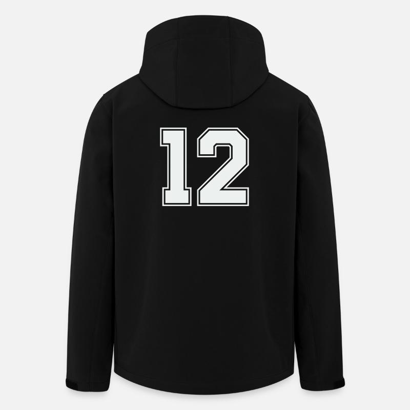 Number Twelve - Men’s Recycled Softshell Jacket by Stanley/Stella - black