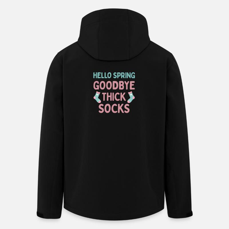 Bonjour Printemps, adieu chaussettes épaisses - Veste softshell homme en polyester recyclé Stanley/Stella - noir