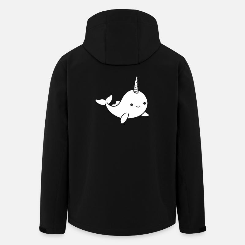 narwhal - Men’s Recycled Softshell Jacket by Stanley/Stella - black