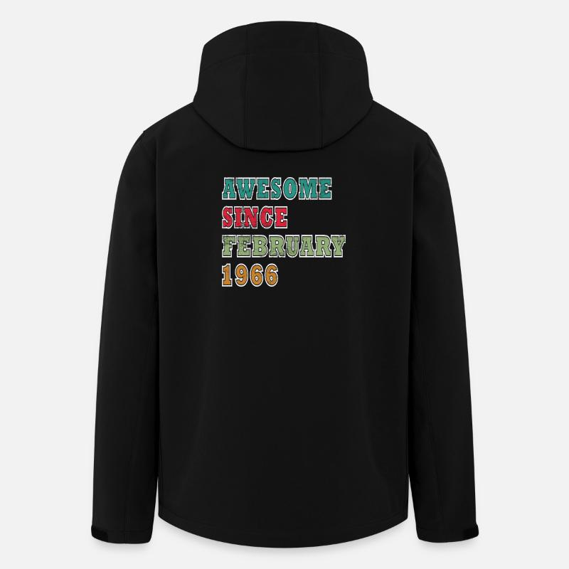 Février 1966 - Février 1966 Don - Veste softshell homme en polyester recyclé Stanley/Stella - noir