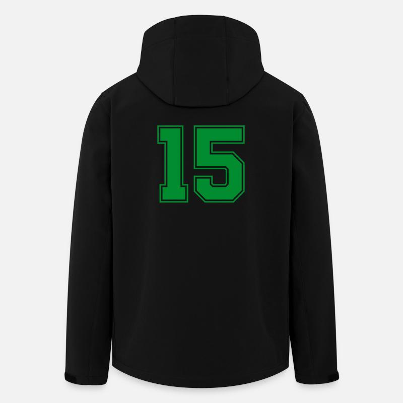 15 - Recycelte Männer Softshell-Jacke von Stanley/Stella - Schwarz