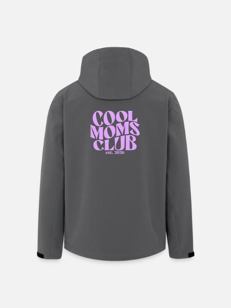 Cool Moms Club - Mom 2026 Gift - Men’s Recycled Softshell Jacket by Stanley/Stella - black