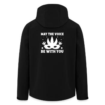 Théâtre La Voix Be With You Acteur Comédie Musicale Théâtre - Veste softshell homme en polyester recyclé Stanley/Stella - noir - Dos - AI Model Male 185 light (185cm)