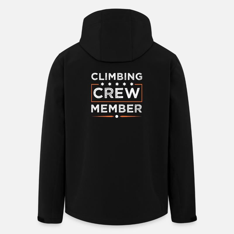 Climbing Crew - Men’s Recycled Softshell Jacket by Stanley/Stella - black