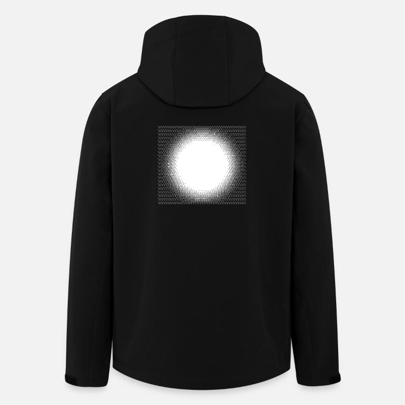 Cercle de Dotburst Halo - Veste softshell homme en polyester recyclé Stanley/Stella - noir