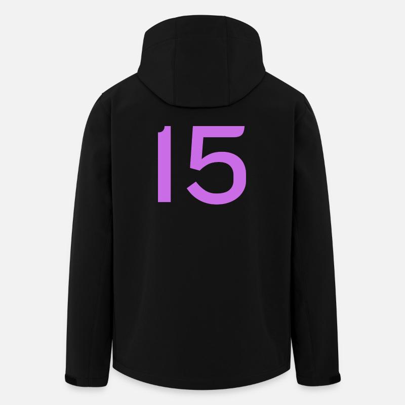 15 - Recycelte Männer Softshell-Jacke von Stanley/Stella - Schwarz