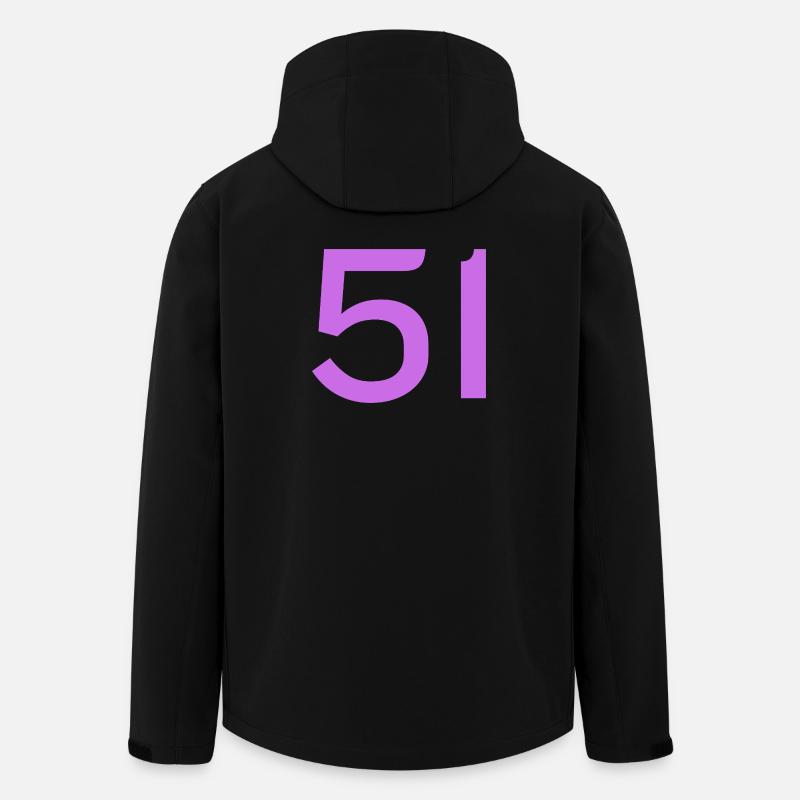 51 - Men’s Recycled Softshell Jacket by Stanley/Stella - black