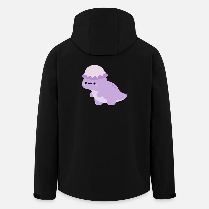 Pachycephalosaurus Dolly - Recycelte Männer Softshell-Jacke von Stanley/Stella - Schwarz