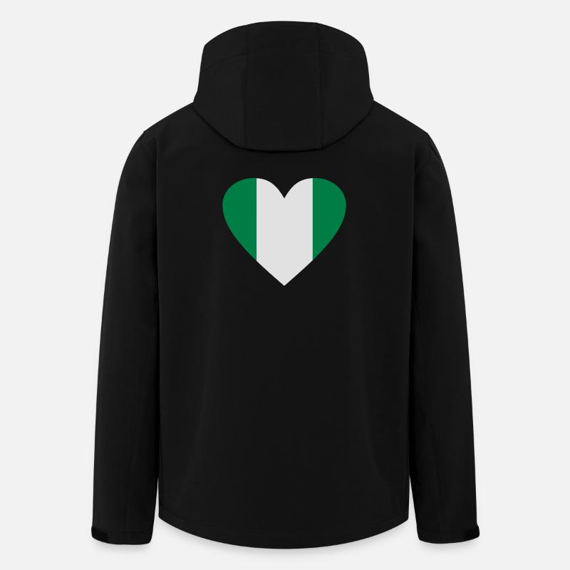 Nigeria - Recycelte Männer Softshell-Jacke von Stanley/Stella - Schwarz