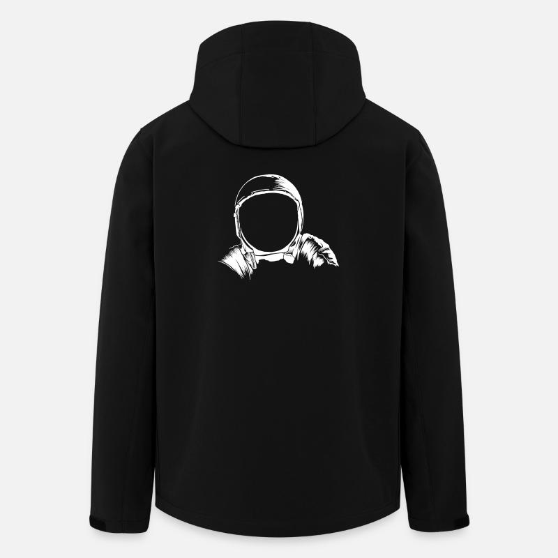 Astronauten Helm - Recycelte Männer Softshell-Jacke von Stanley/Stella - Schwarz