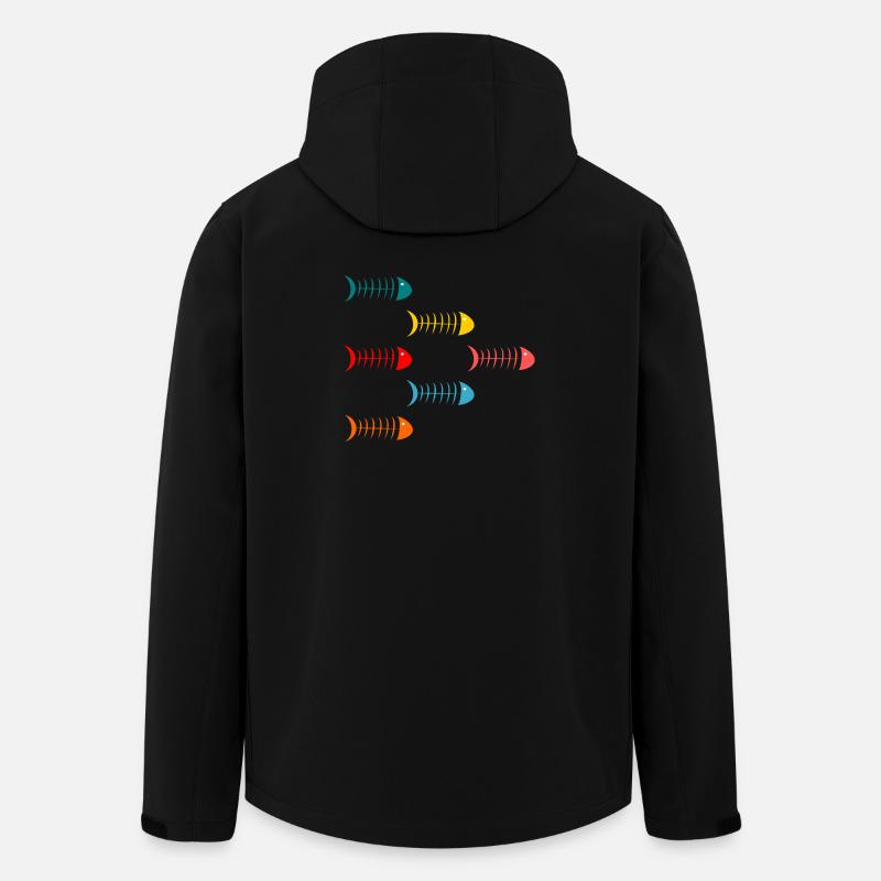 Sardines - Men’s Recycled Softshell Jacket by Stanley/Stella - black