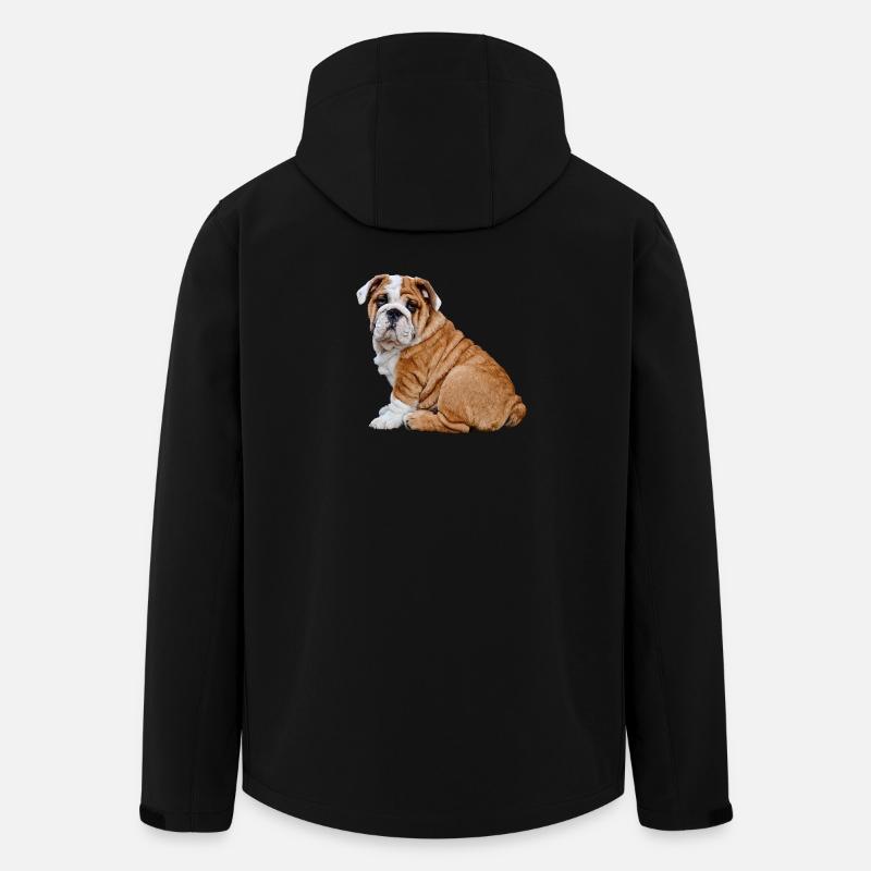 Bulldog - Recycelte Männer Softshell-Jacke von Stanley/Stella - Schwarz