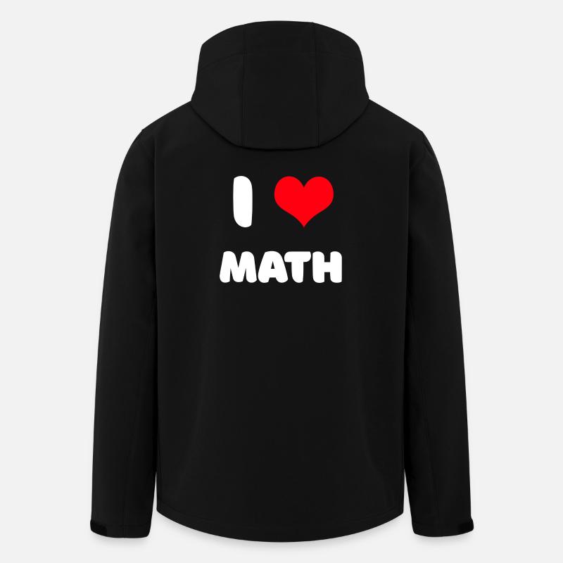J'adore les maths - Veste softshell homme en polyester recyclé Stanley/Stella - noir