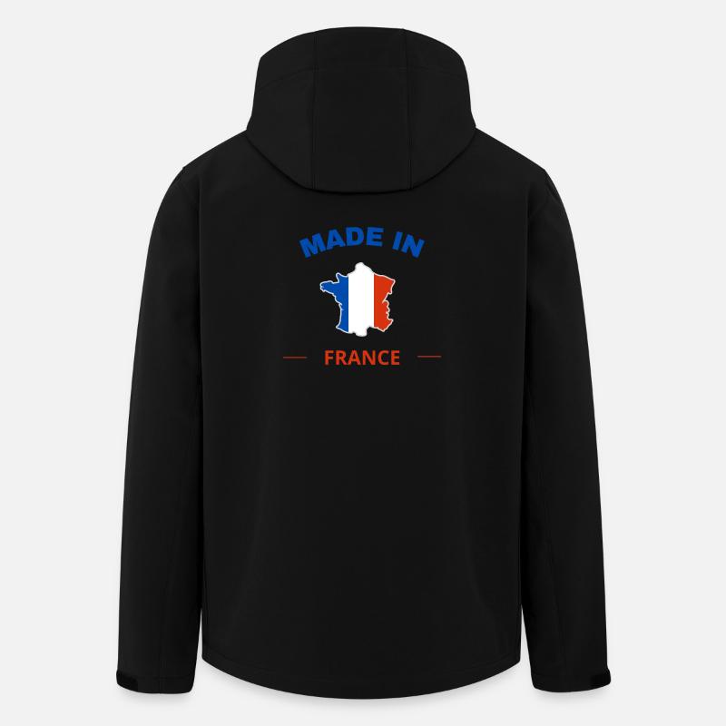 Hergestellt in Frankreich - Recycelte Männer Softshell-Jacke von Stanley/Stella - Schwarz