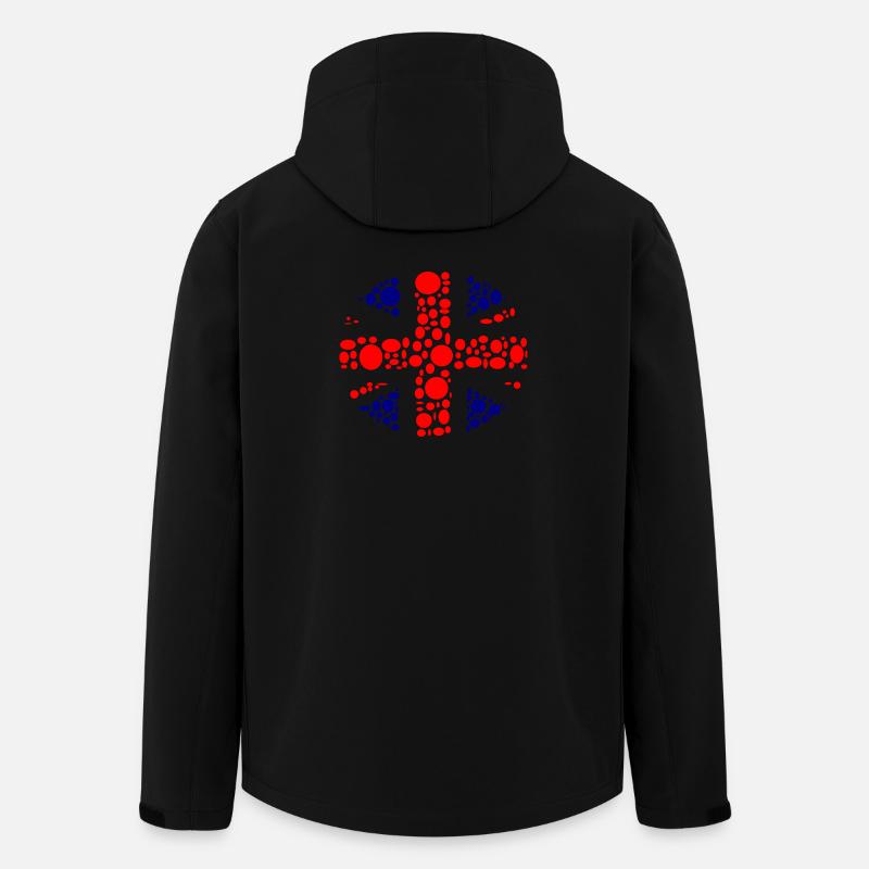 England - Recycelte Männer Softshell-Jacke von Stanley/Stella - Schwarz