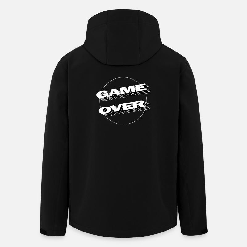 GAME OVER - Men’s Recycled Softshell Jacket by Stanley/Stella - black