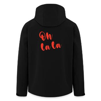 OH LA LA - Veste softshell homme en polyester recyclé Stanley/Stella - noir - Dos - AI Model Male 185 light (185cm)