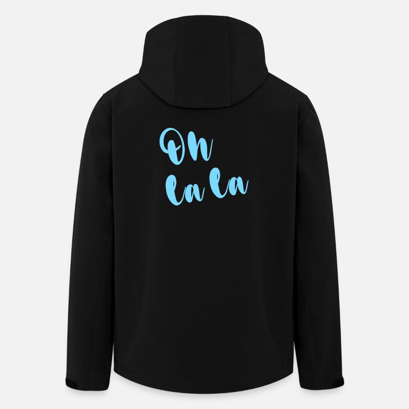 OH LA LA - Recycelte Männer Softshell-Jacke von Stanley/Stella - Schwarz