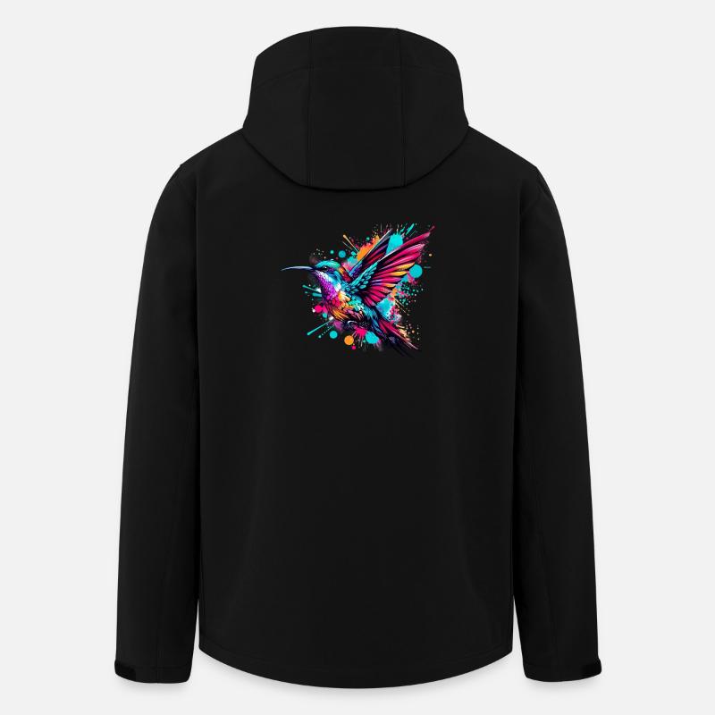 Colibri - Veste softshell homme en polyester recyclé Stanley/Stella - noir