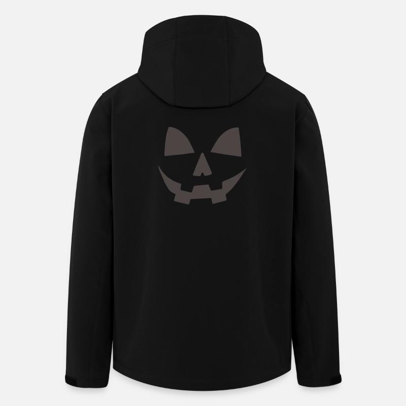 Halloween Kürbis - Recycelte Männer Softshell-Jacke von Stanley/Stella - Schwarz
