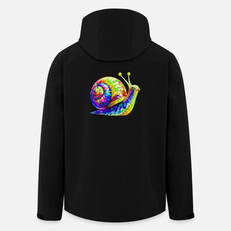 Snail - Men’s Recycled Softshell Jacket by Stanley/Stella - black