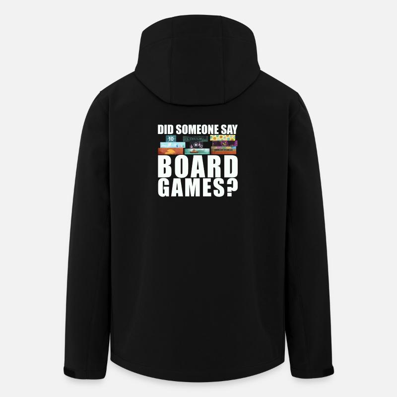 Brettspiele Spruch - Did someone say board games? - Recycelte Männer Softshell-Jacke von Stanley/Stella - Schwarz
