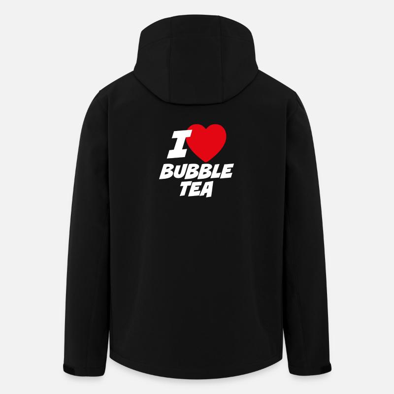 I love bubble tea - Men’s Recycled Softshell Jacket by Stanley/Stella - black