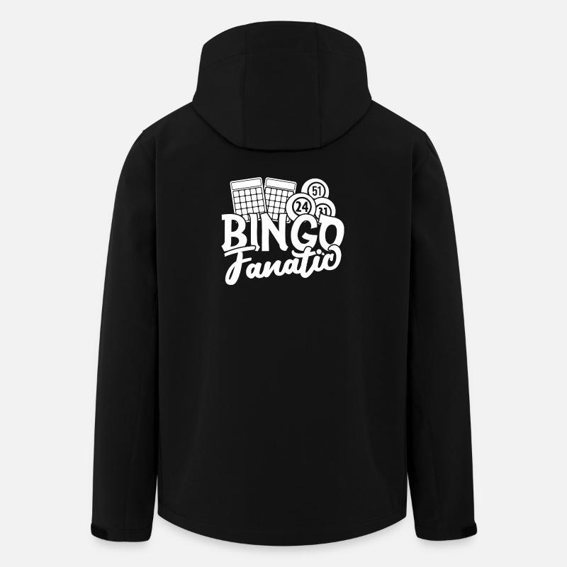 Bingo Player Fanatic Bingo - Men’s Recycled Softshell Jacket by Stanley/Stella - black