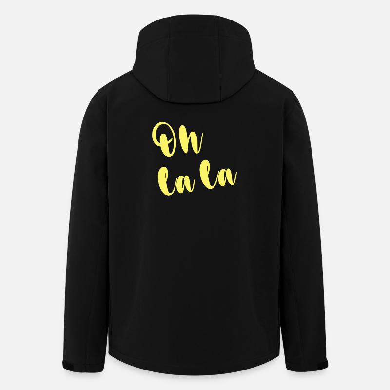 OH LA LA - Recycelte Männer Softshell-Jacke von Stanley/Stella - Schwarz