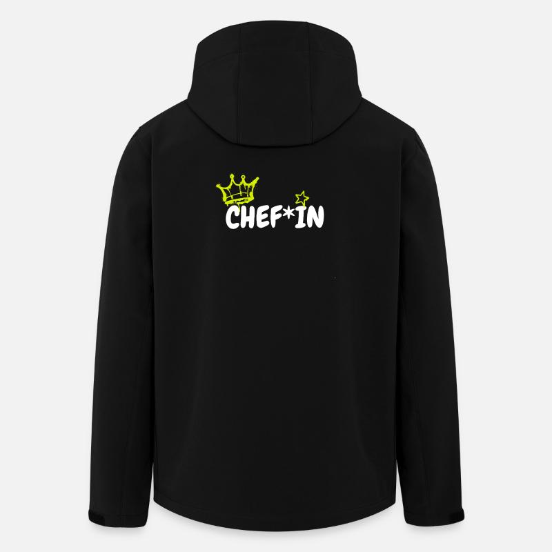 ChefIn  - Recycelte Männer Softshell-Jacke von Stanley/Stella - Schwarz