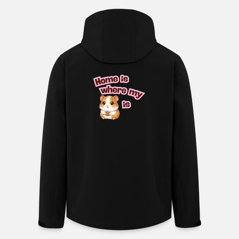 Home is where my Meerli is - Men’s Recycled Softshell Jacket by Stanley/Stella - black