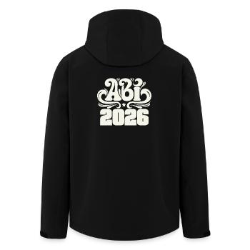 Abitur 2026 - Certificat de fin d’études Abi - Veste softshell homme en polyester recyclé Stanley/Stella - noir - Dos - AI Model Male 185 light (185cm)