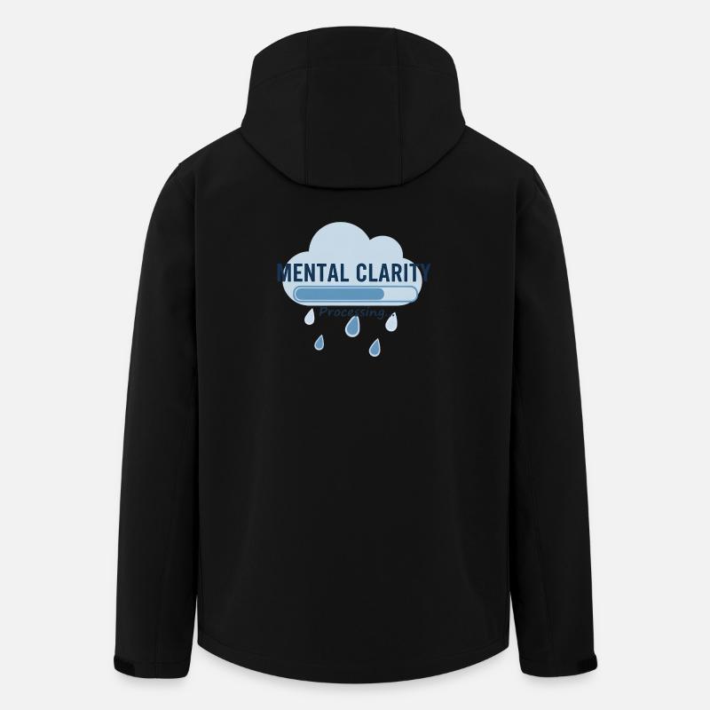 Mental Clarity - Mind Processing Progress Bar - Men’s Recycled Softshell Jacket by Stanley/Stella - black
