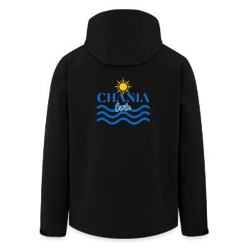 La Canée Crète Soleil et vagues - Veste softshell homme en polyester recyclé Stanley/Stella - noir - Dos - AI Model Male 185 light (185cm)