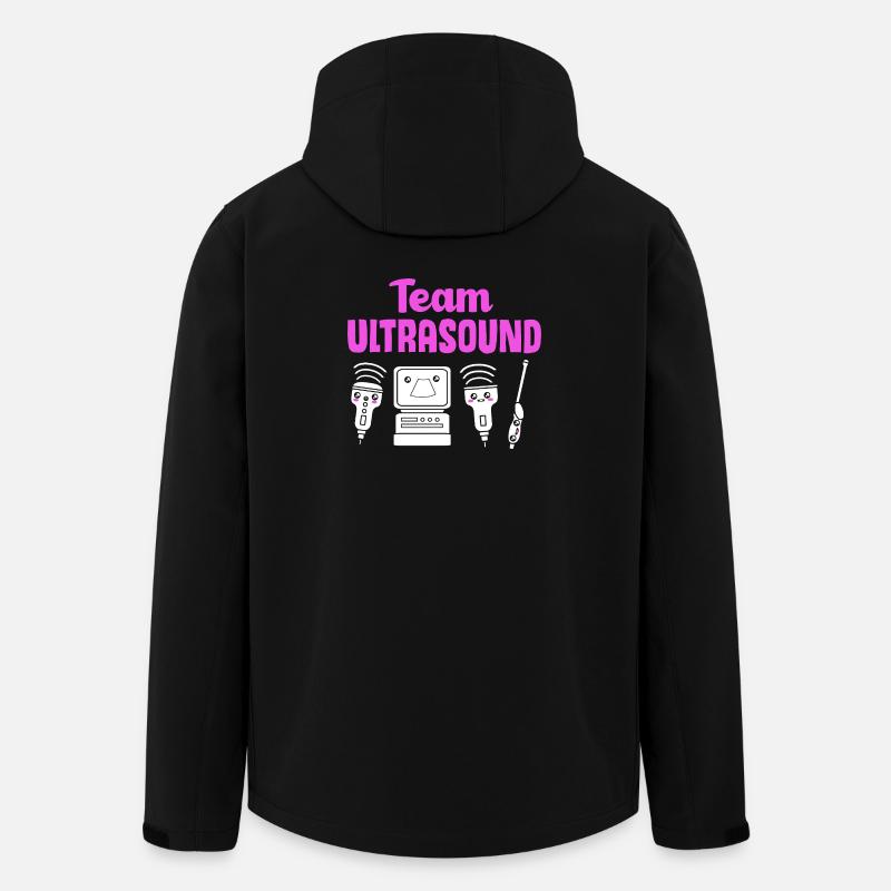 Technicien ultrasonique Technicien ultrasonore - Veste softshell homme en polyester recyclé Stanley/Stella - noir