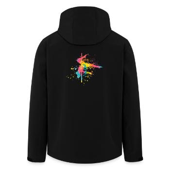 Pole Dance Bar Fitness Women Pole Dance - Men’s Recycled Softshell Jacket by Stanley/Stella - black - Back - AI Model Male 185 light (185cm)