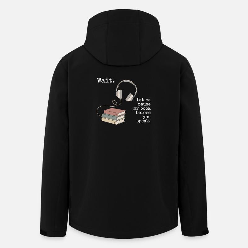 Livre audio, casque, livres - Veste softshell homme en polyester recyclé Stanley/Stella - noir