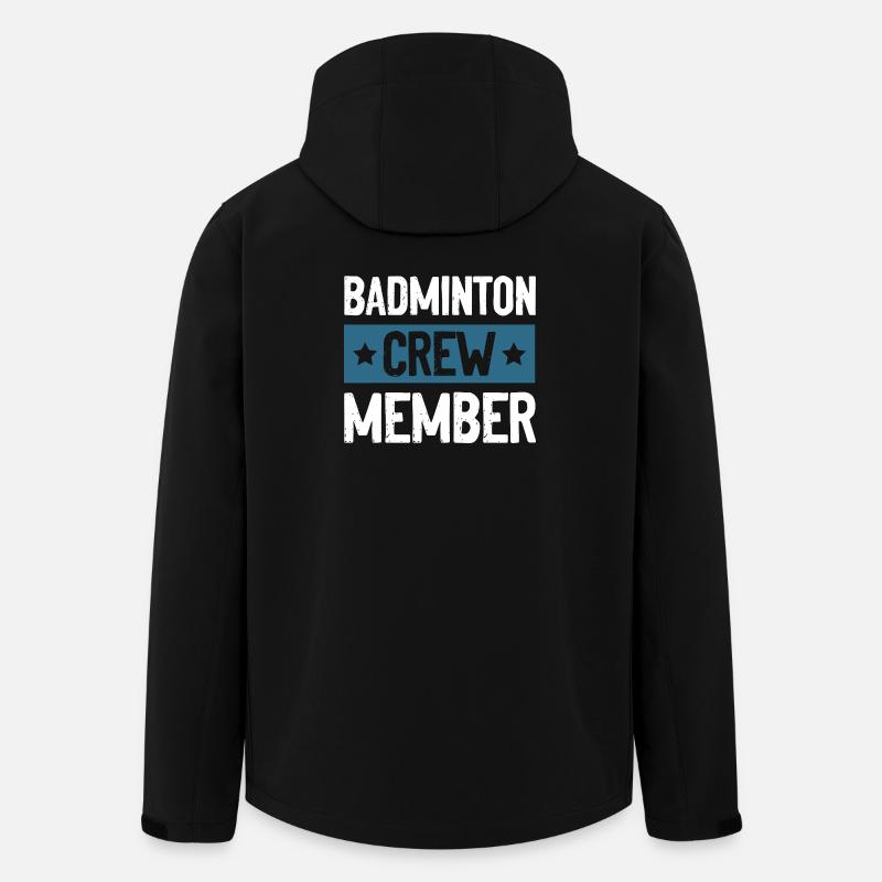 Équipe de badminton - Veste softshell homme en polyester recyclé Stanley/Stella - noir