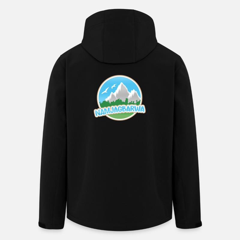 Namjagbarwa as a mountain - Men’s Recycled Softshell Jacket by Stanley/Stella - black