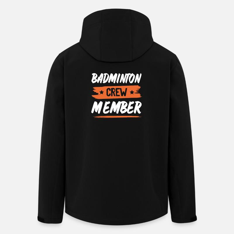 Équipe de badminton - Veste softshell homme en polyester recyclé Stanley/Stella - noir