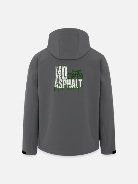 No Asphalt Pure Escape - Men’s Recycled Softshell Jacket by Stanley/Stella - black