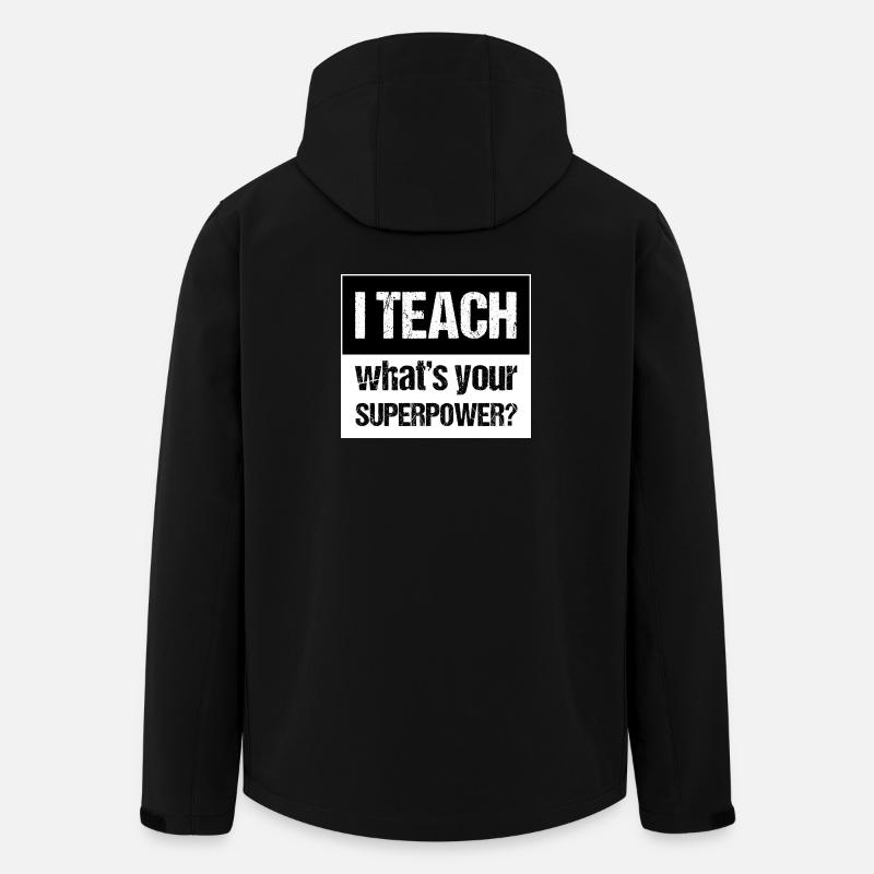 And Teach - Men’s Recycled Softshell Jacket by Stanley/Stella - black