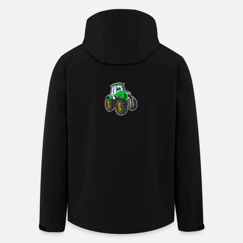 tractor - Men’s Recycled Softshell Jacket by Stanley/Stella - black