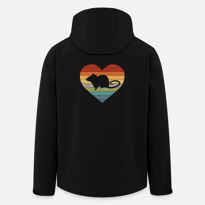Rat rats - Men’s Recycled Softshell Jacket by Stanley/Stella - black