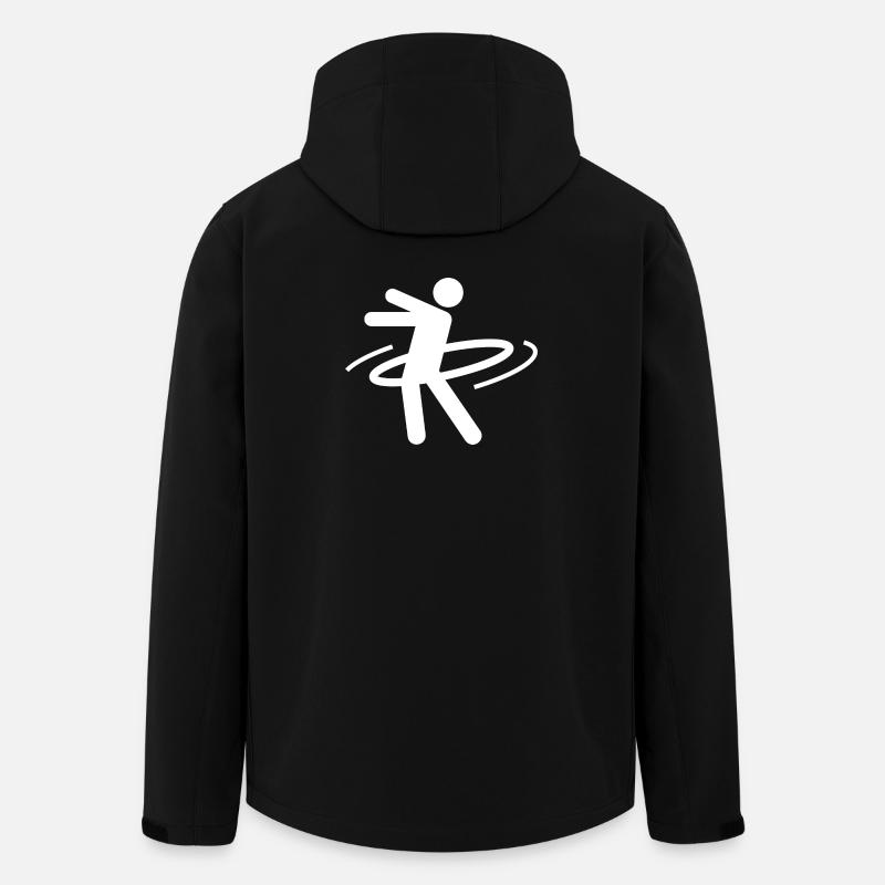 Hulahoop - Recycelte Männer Softshell-Jacke von Stanley/Stella - Schwarz
