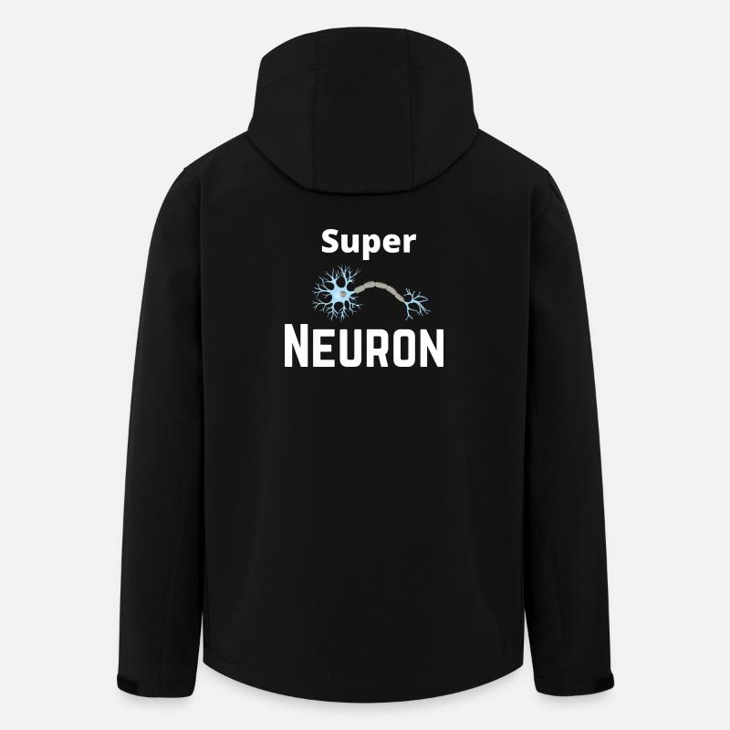 Super Réseau de Neurones - Veste softshell homme en polyester recyclé Stanley/Stella - noir
