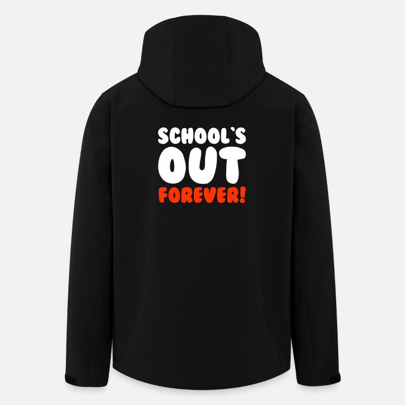 SCHOOL'S OUT FOREVER - Men’s Recycled Softshell Jacket by Stanley/Stella - black