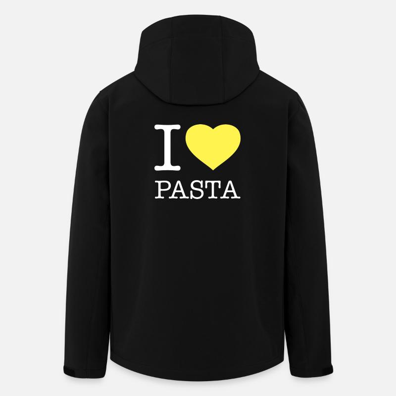 J’ADORE LES PÂTES - Veste softshell homme en polyester recyclé Stanley/Stella - noir