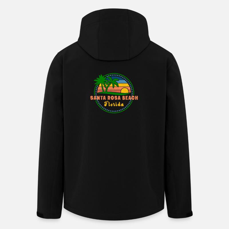 Santa Rosa Strand - Recycelte Männer Softshell-Jacke von Stanley/Stella - Schwarz
