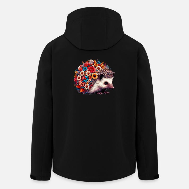 Igel - Recycelte Männer Softshell-Jacke von Stanley/Stella - Schwarz